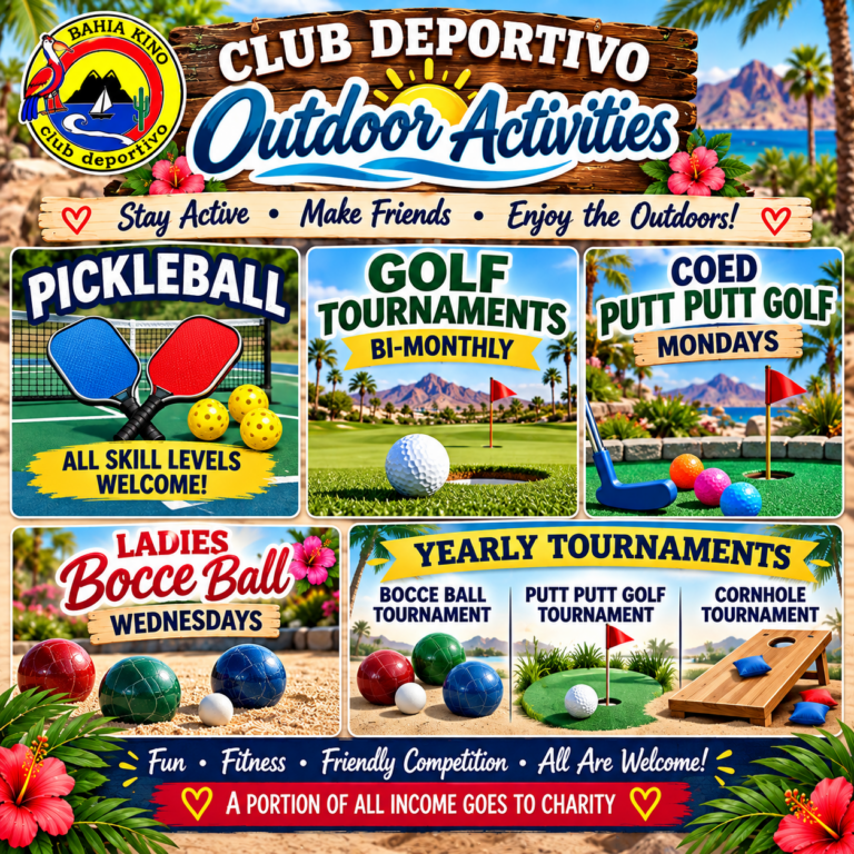 bahía kino outdoor activities poster
